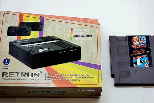 NES RetroN 1 with Super Mario Bros Gaming Console-Black