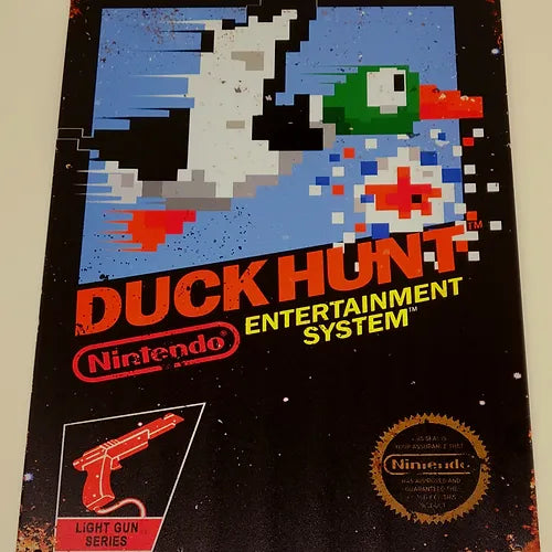 Duck Hunt NES Metal Poster