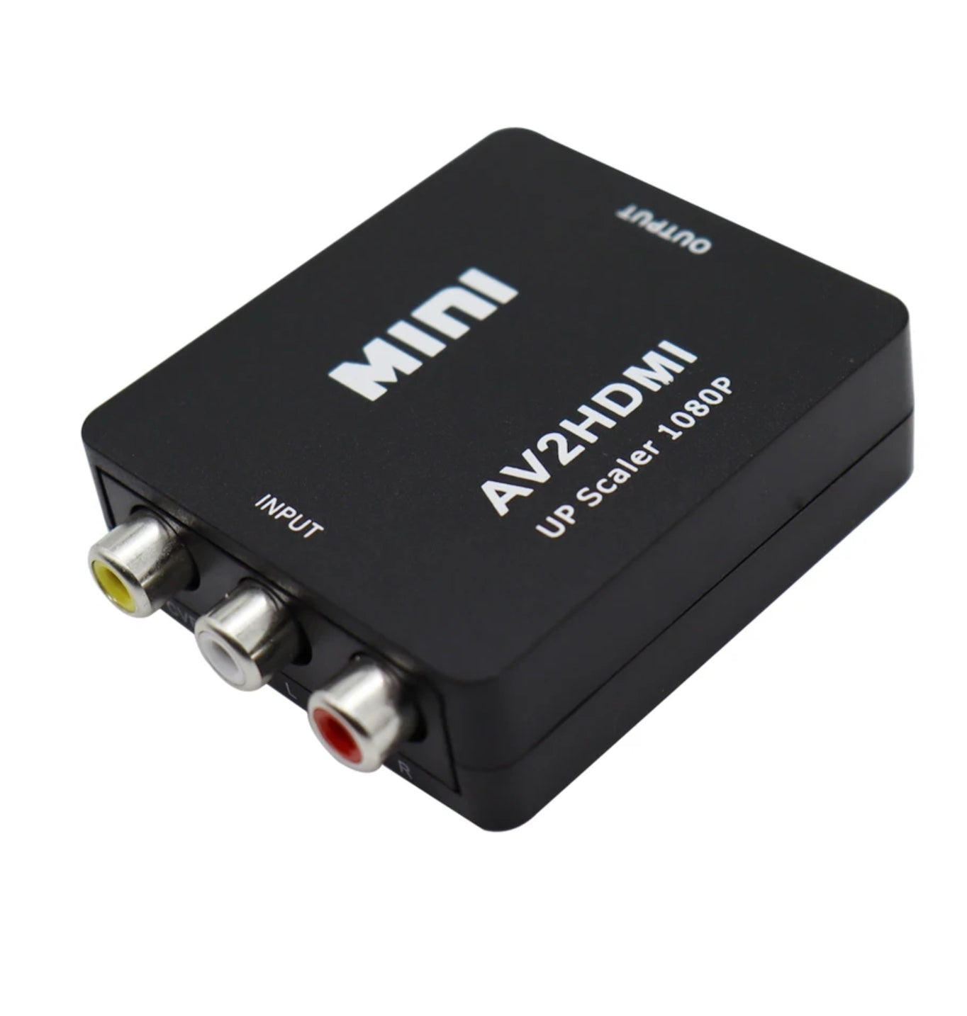 AV to HDMI Converter, RCA to HDMI, 1080P Mini RCA Composite