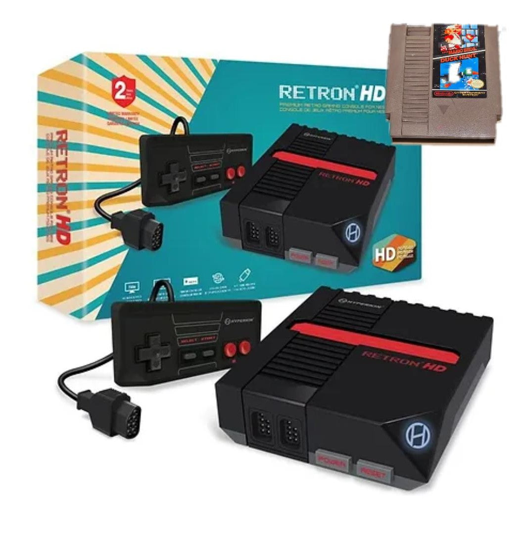 NES RetroN 1 HD with Super Mario Bros/Duck Hunt Gaming Console